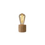 Aida Table Lamp, 1 Light E27, Wood, (Lamps Not Included)