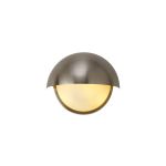 Gancia Wall Light, 2 x E14, IP54 (Indoor Use Only), Satin Nickel/Opal Glass