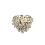 Coniston Wall Lamp, 1 Light E14, Polished Chrome/Crystal