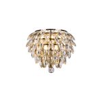 Coniston Wall Lamp, 1 Light E14, Antique Brass/Crystal