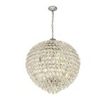 Coniston 80cm Pendant, 16 Light E14, Polished Chrome/Crystal Item Weight: 46kg