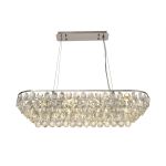 Coniston Linear Pendant, 8 Light E14, Polished Chrome/Crystal Item Weight: 15.7kg