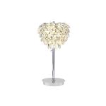 Coniston Table Lamp, 2 Light E14, Polished Chrome/Crystal