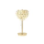 Coniston Table Lamp, 2 Light E14, French Gold/Crystal