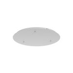 Elsa 52cm 3 Hole 500mm Round Canopy Kit, White