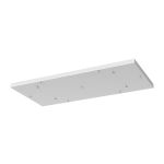 Elsa 7 Hole 940 x 460mm Rectangular Canopy Kit, White