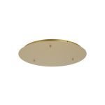 Elsa 52cm 3 Hole 500mm Round Canopy Kit, Gold