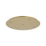 Elsa 62cm 5 Hole 600mm Round Canopy Kit, Gold