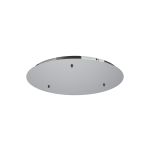 Elsa 52cm 3 Hole 500mm Round Canopy Kit, Chrome