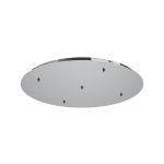 Elsa 62cm 5 Hole 600mm Round Canopy Kit, Chrome