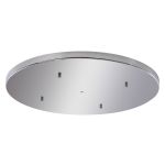 Hayes No Hole 60cm Round Ceiling Plate Polished Chrome