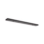 Hayes 4 Hole 900 x 100mm Linear Ceiling Plate Satin Black