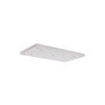 Hayes 5 Hole 550mm x 320mm Linear Rectangle Ceiling Plate White