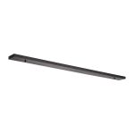 Hayes No Hole 1400mm x 100mm Linear Ceiling Plate Satin Black