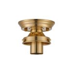 Mia 12cm Ceiling Light (FRAME ONLY), 1 x E27, Brass