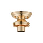 Mia 12cm Ceiling Light (FRAME ONLY), 1 x E27, French Gold