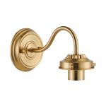 Mia Wall Light (FRAME ONLY), 1 x E27, Brass