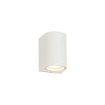 Tomar Curved Wall Lamp, 1 x GU10, IP54, Sand White