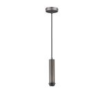 Wick 18cm Body 1.5m 1 Light Pendant, 1 x E27, Aged Pewter