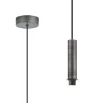 Wick 10cm 1.7m 1 Light Pendant, 1 x G9, Aged Pewter