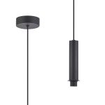 Wick 10cm 1.7m 1 Light Pendant, 1 x G9, Satin Black