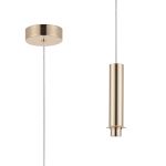 Wick 10cm 1.7m 1 Light Pendant, 1 x G9, French Gold