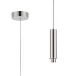 Wick 10cm 1.7m 1 Light Pendant, 1 x G9, Polished Nickel